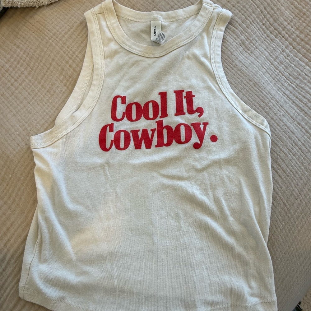 Fun cowgirl tank top
